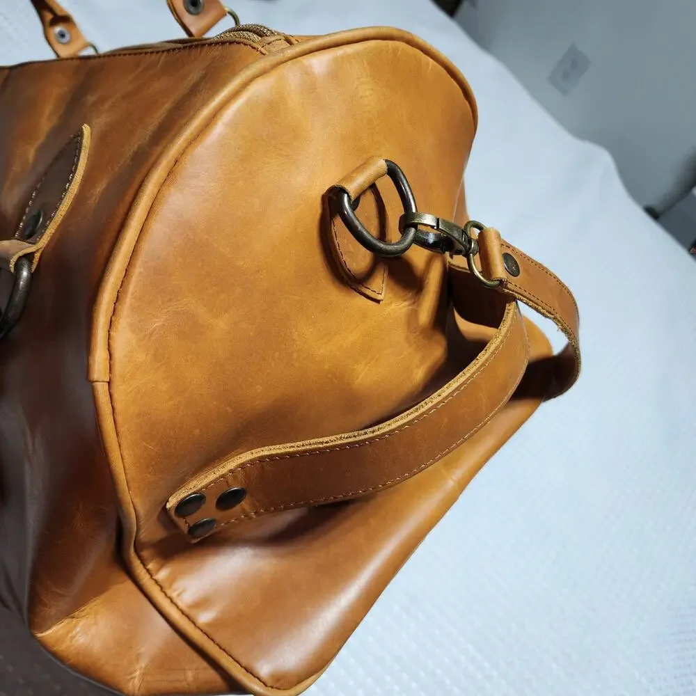 CORELA EUC GENUINE LEATHER WEEKENDER BAG